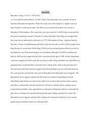 Maryland v. King Case Brief  (2).pdf