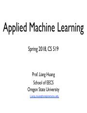 week1-intro.pdf - Applied Machine Learning Spring 2018 CS 519 Prof ...