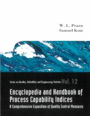 Encyclopedia And Handbook of Process Capability Indices_ A Comprehensive Exposition of Quality Contr