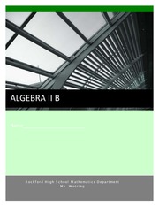 algebra 2b practice booklet