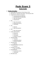 Peds Exam 5 Study Guide (1).docx