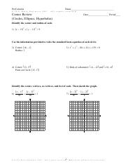 13. Conics Review (Circles, Ellipses, Hyperbolas).pdf