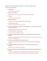 Module Four Lesson Seven Completion Assignment Part II.docx