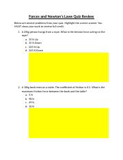 Forces and Newton's Laws Quiz Review.docx