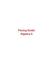 Pacing Guide - Algebra ll.pdf