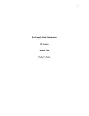 Ford Supply Chain Management.docx