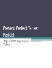 Present Perfect Tense reg verbs.ppt