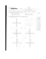 Solving Polynomial and Rational Functions Test
