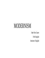 Modernism .pptx