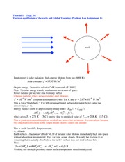 Physics 347 Tutorial #1