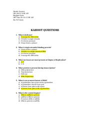 Kahoot Quiz Midterm Review 2