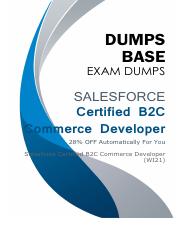 Latest B2C-Commerce-Developer Exam Vce