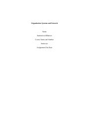 Organization Systems and Network.docx