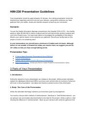 HIM-230 Presentation Guidelines (1).docx