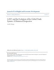 GATT and the Evolution of the Global Trade System_ A Historical P (1).pdf