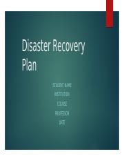 Disaster Recovery Plan.pptx
