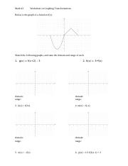 Worksheet on Graphing Transformations.docx