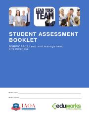 BSBWOR502 Student Assessment Booklet.pdf
