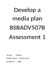 Develop a media plan task1.docx