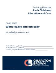 CHCLEG001- Knowledge Assessment V6 (Feb 2019)的副本.docx
