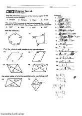 geometry test irregular shapes and angles