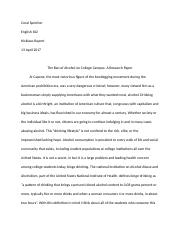 English 102 Research Paper