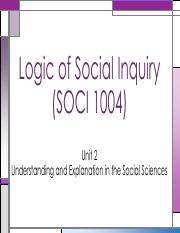 Unit II Understanding and   Explanation in the Social Sciences June 2021 (Summary).pdf