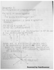 ch. 5: Systems of Linear Equations