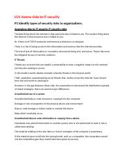 LO1 Assess risks to IT security.docx