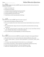 Indian EducationReading Questions.docx
