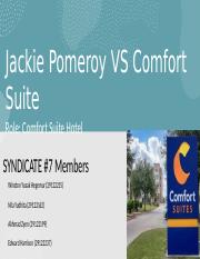 Syndicate 7 Tort Law - Jackie Pomeroy VS Comfort Suite - Copy.pptx
