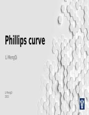 Phillips curve - LiMengQi.pptx