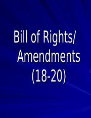 18-20 Bill of Rights.ppt