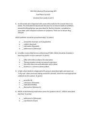 NSC 830 F23 Fast Pharm Facts #3 Student Version.docx