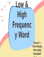 Low & High Frequency Word.pptx