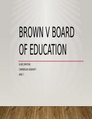 Brown v Board of Education.pptx