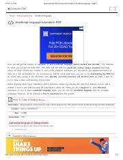 Download free PDF courses and tutorials on JavaScript language - page 1.pdf