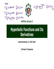 Lecture 16 Hyperbolic functions and its derivatives.pdf