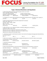 DPP_Chemical reaction and equation.pdf