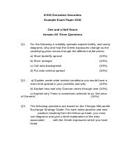IC301 Derivative Securities Example Final Exam Paper.docx