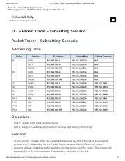 11.7.5 Packet Tracer – Subnetting Scenario – TechAcad Help.pdf
