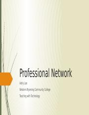 Professional Network assignment.pptx