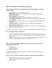 Office 365 Administrator Tasks Interview Questions.pdf