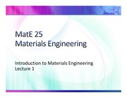 Lecture 1_Introduction to Materials Engineering