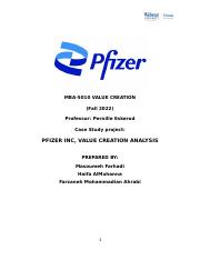 MBA5010-Pfizer Integration with their (ERM) process.docx