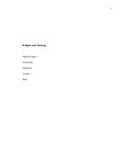 Religion and Theology.edited.docx