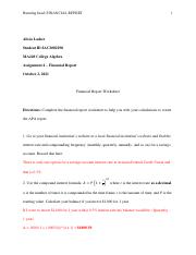 MA240 Assignment 4 - Financial Report.pdf