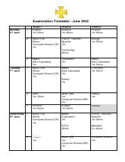 Years 7-9 School Examinations Timetable 2022.pdf