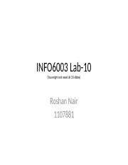 Nair_Roshan_INFO6003_Lab10.pptx