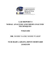 LAB REPORT 4 ECT - NUR HAIFA ADLINA BINTI MOHTARD 211021158.pdf